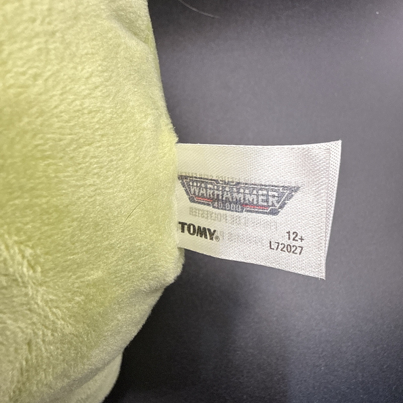 Tomy Warhammer Plush Nurgling: Little Unclean One