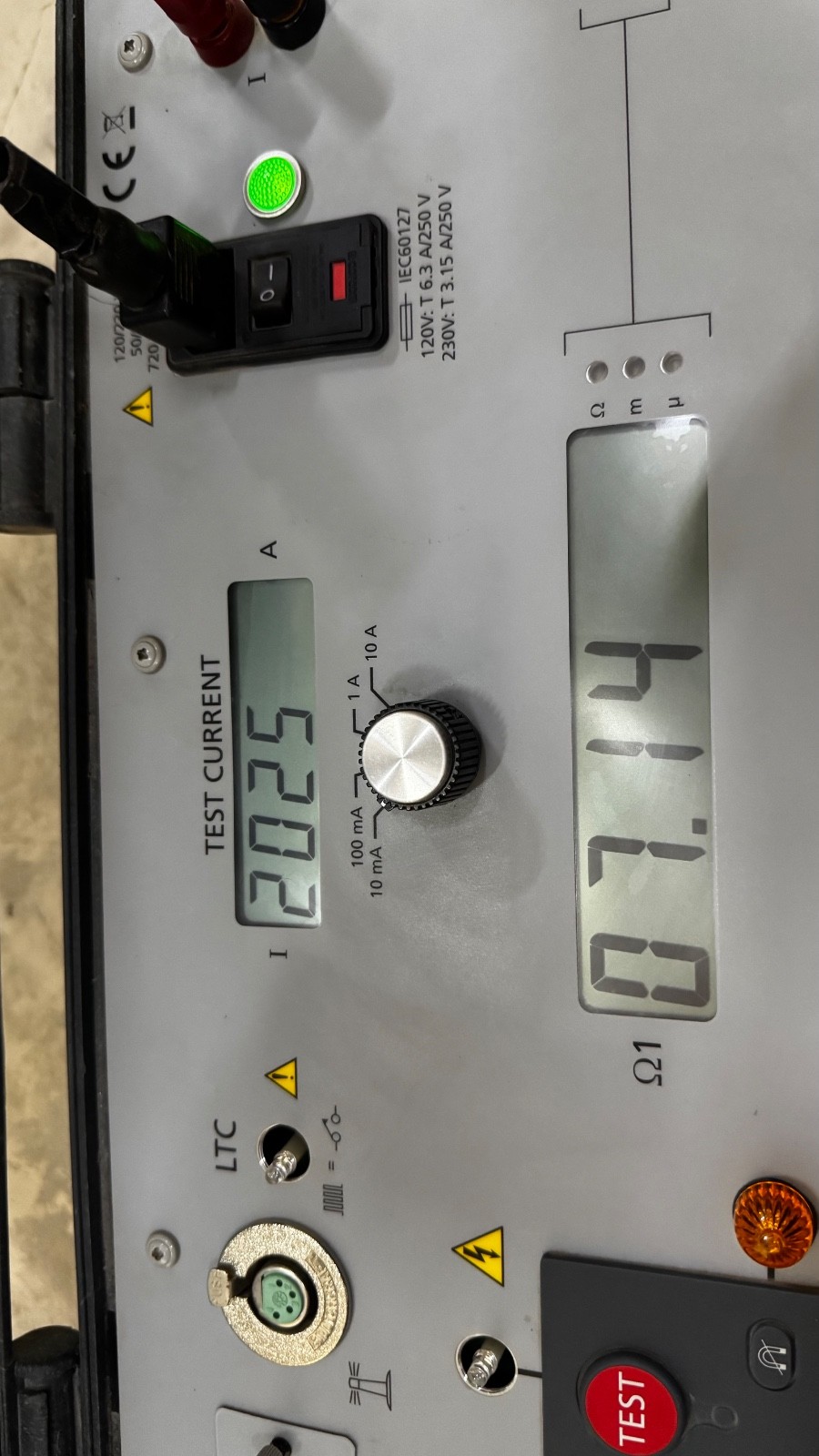 Megger MTO210 Transformer Ohmmeter