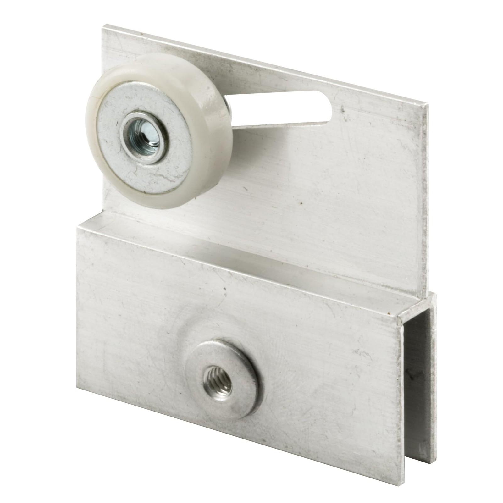 Prime-Line M 6054 Frameless Sliding Shower Door Top Bracket, 3/4 In., White
