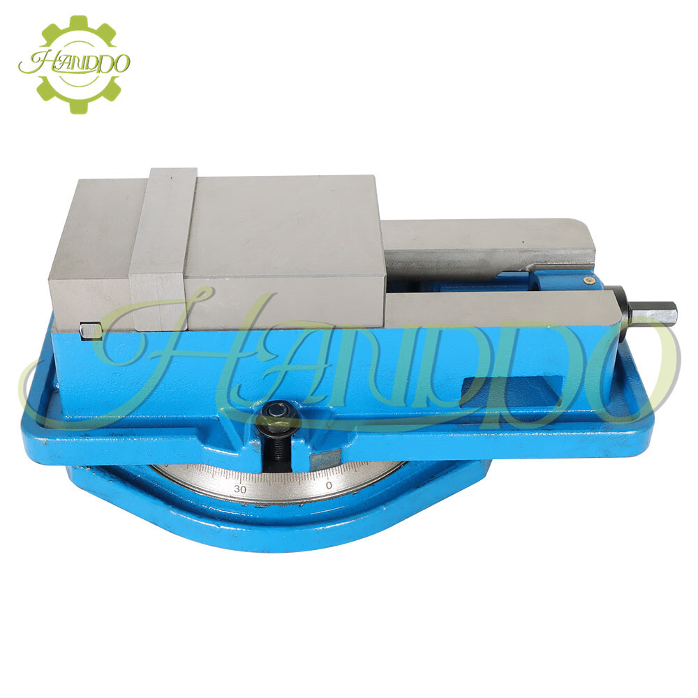 4'' Lockdown Vise Precision CNC Milling Machine Bench Clamp With 360 Swivel Base