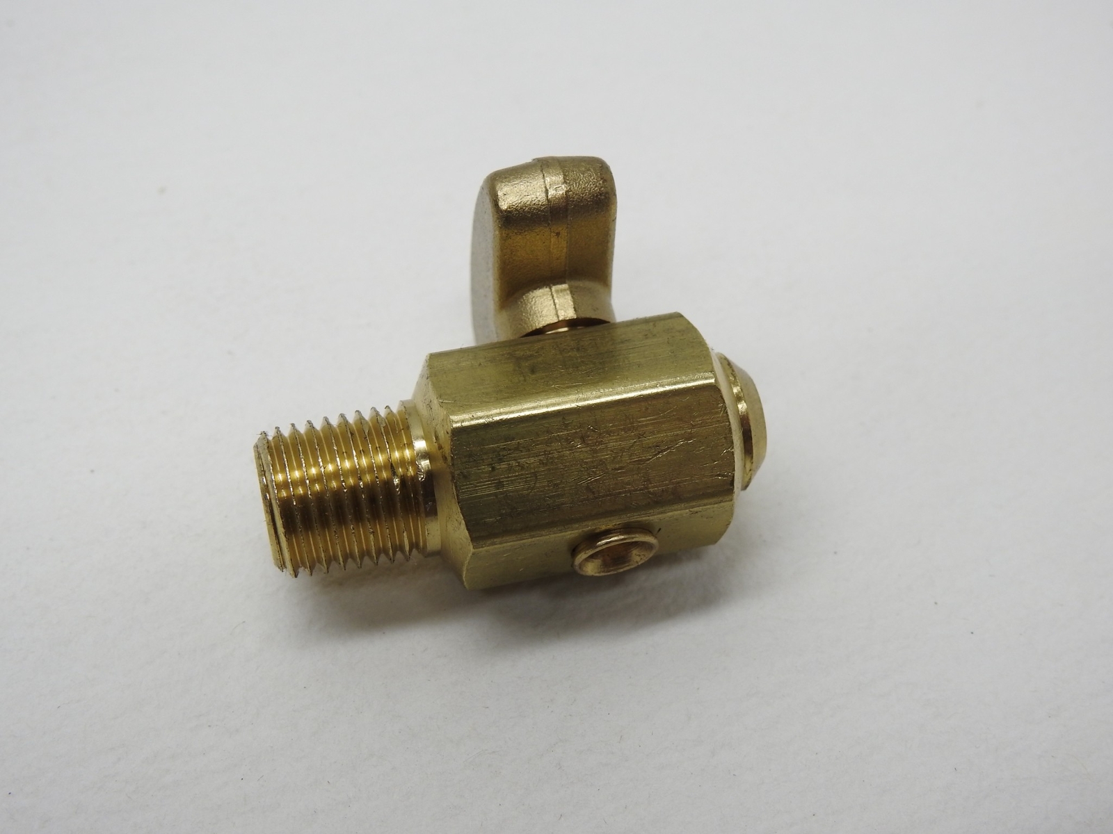 Parker DCR601-4 1/4" Threaded Brass 150 PSI Drain Cock and Shut Off Valve - NEW
