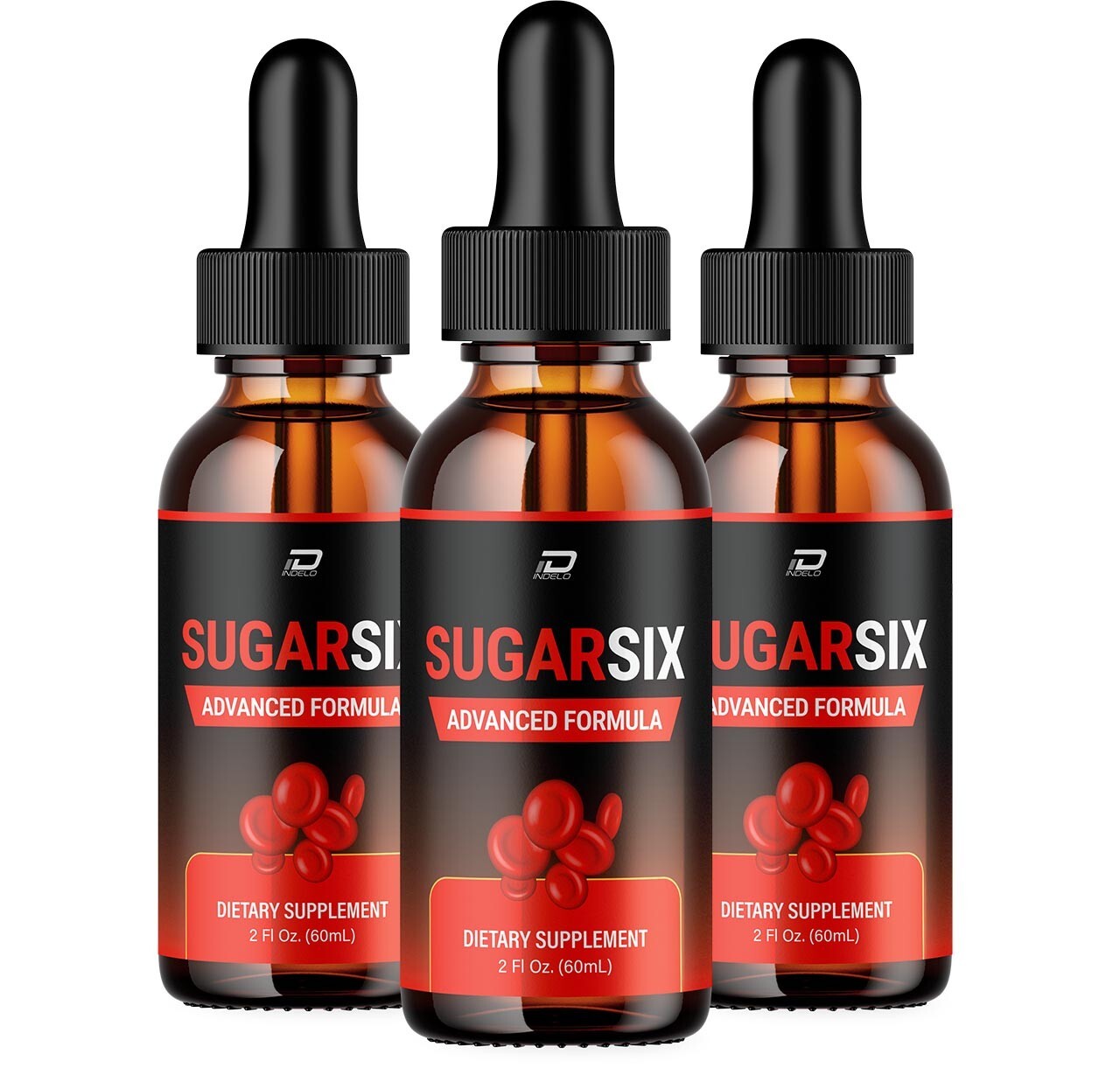 (3 Pack) Sugar Six Drops Healthy Formula - SugarSix Liquid Drops, All Natural