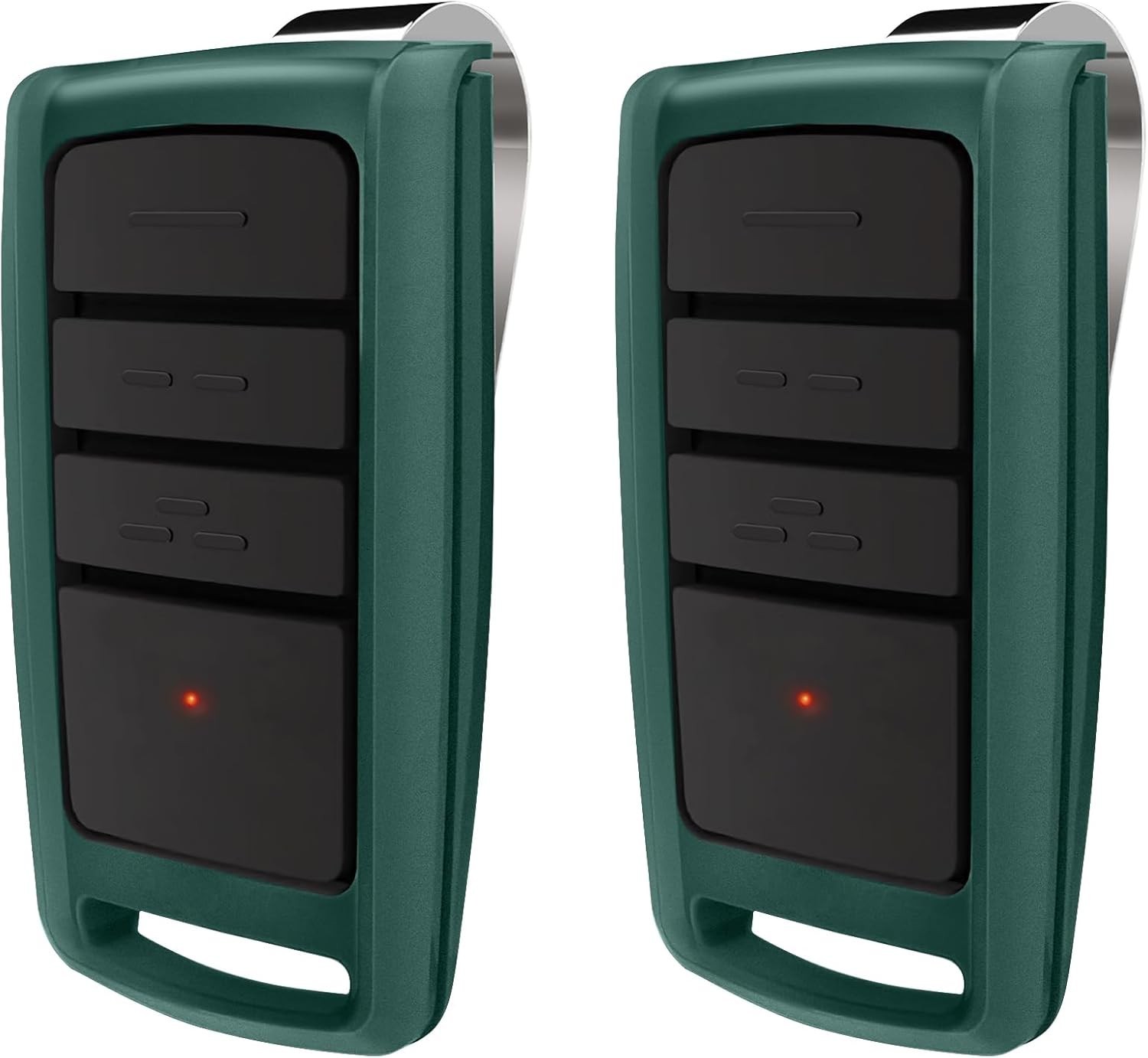 High-Performance 2-Pack Garage Door Remotes - Compatible & Secure Remote Access