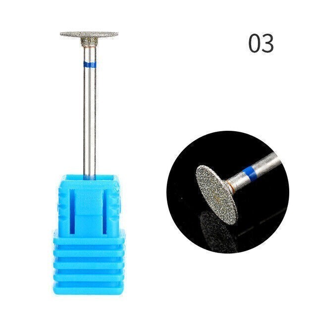 Foot Nail Art Drill Bits File Cuticle Clean Burr Manicure Pedicure Tool Kits