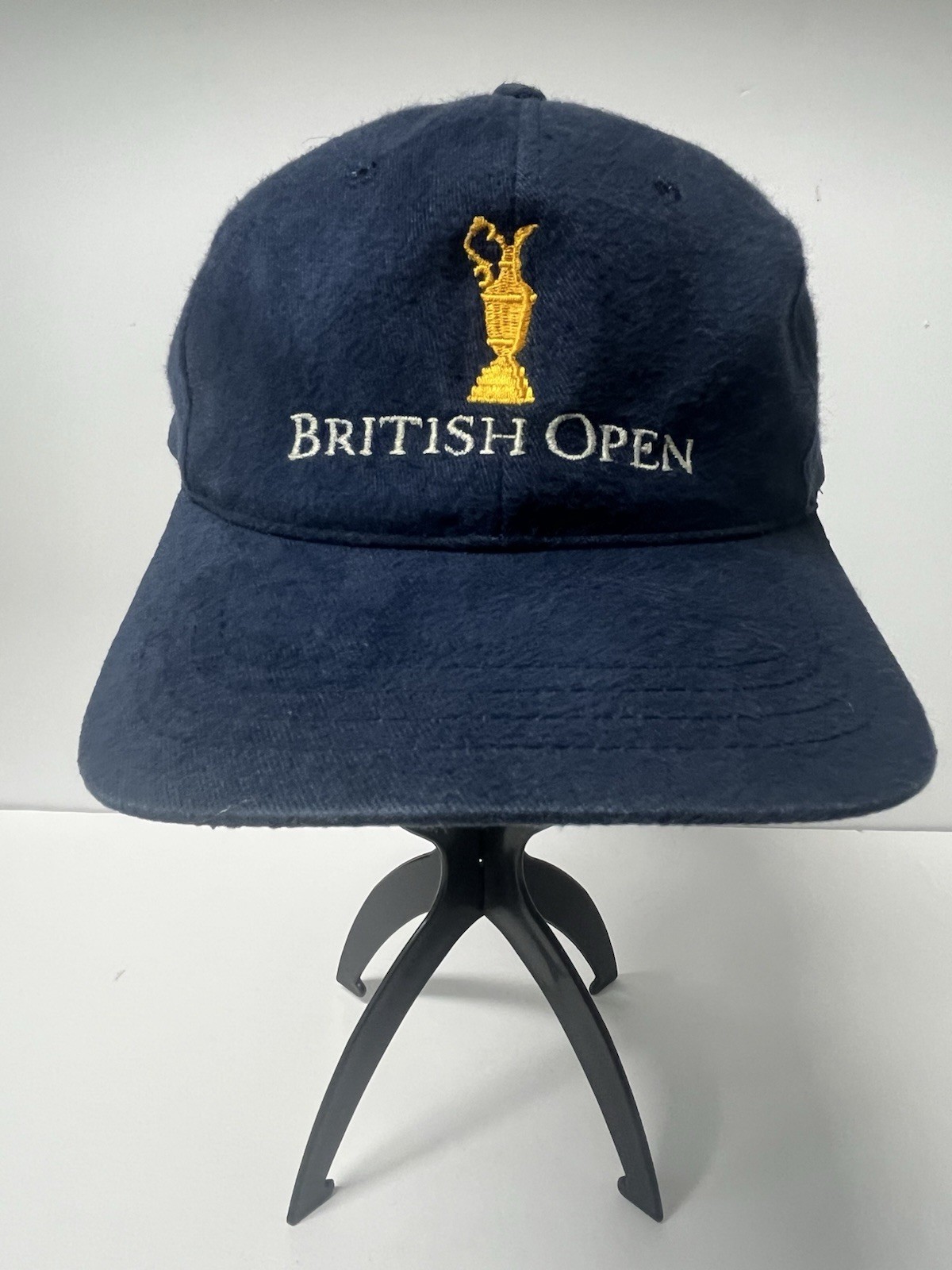 VTG British Open Championship Strap Back Hat Navy Blue KNP Headgear