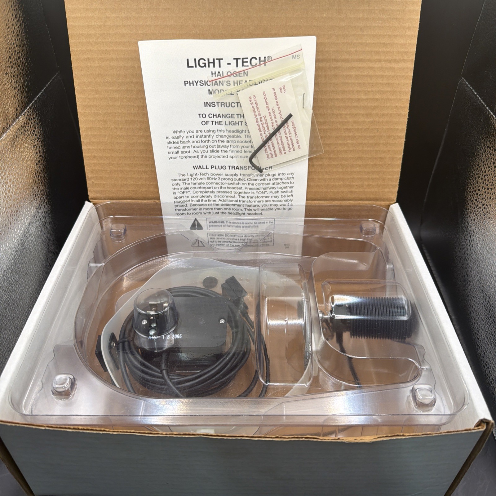 Light-Tech Halogen Physician's/Tech Focusing Headlight Model 480