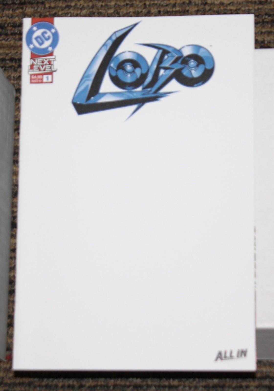 DC Lobo (2026) #1 BLANK Sketch Cover Variant -