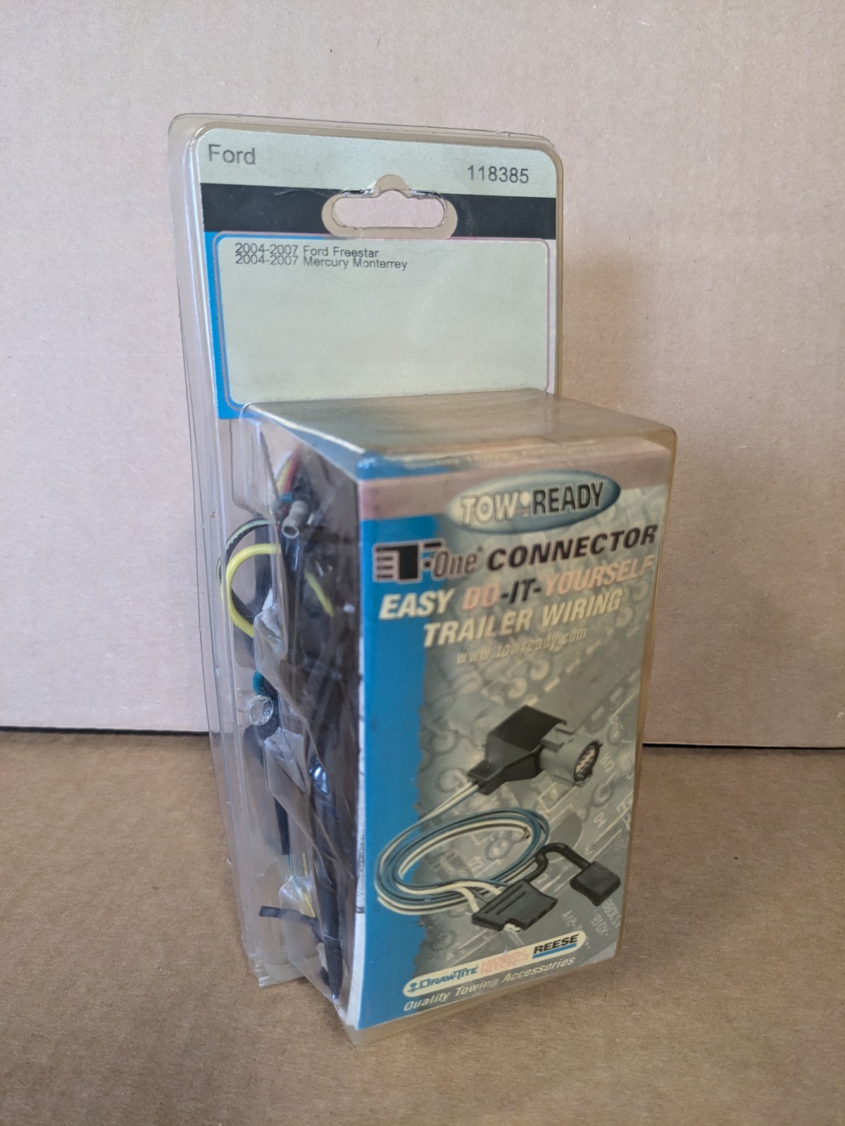 Trailer Connector Wiring TowReady 118385 Fits 2004-2007 Ford Freestar & Monterey