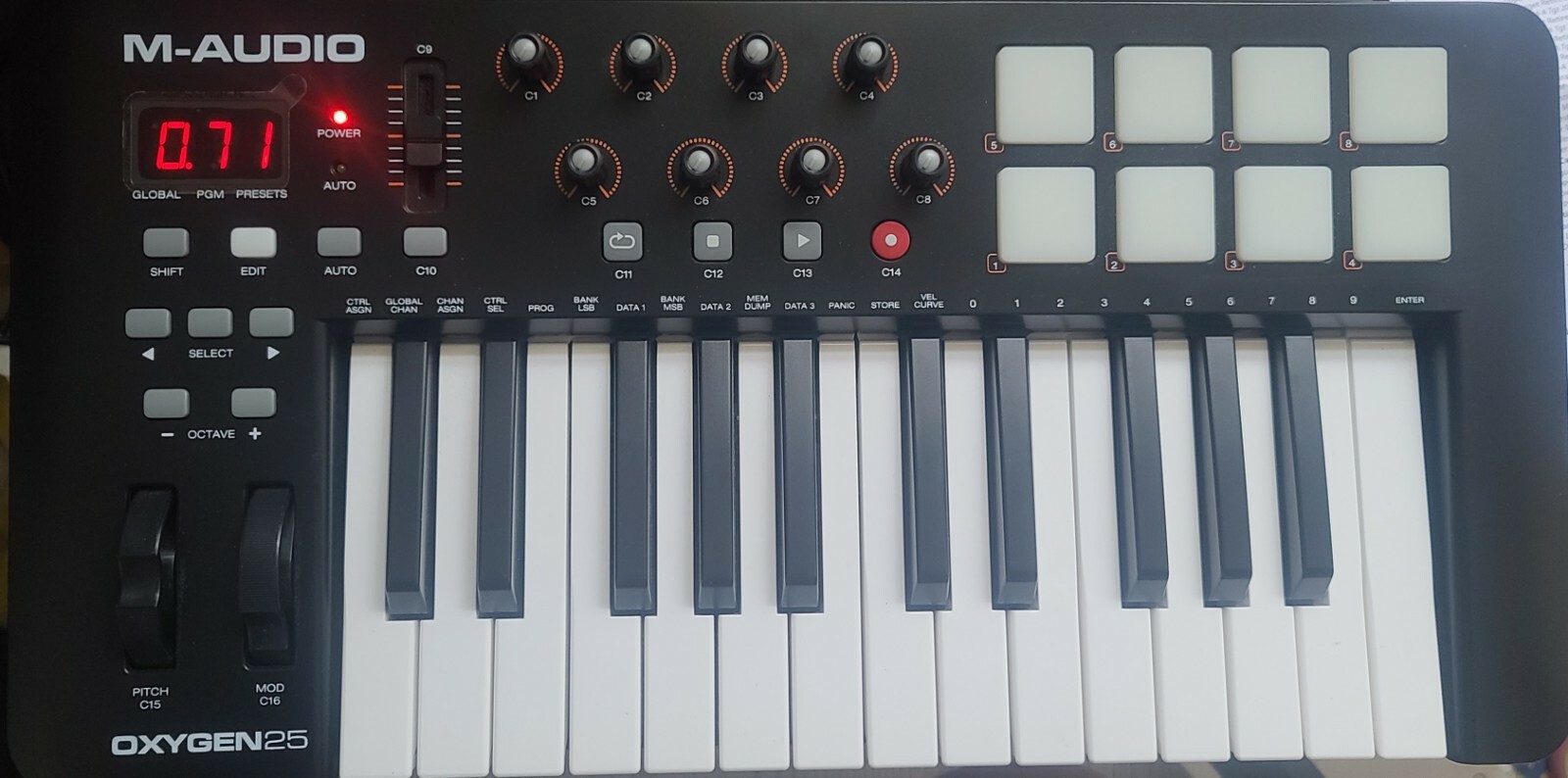 M-Audio Oxygen 25 mkV USB Controller