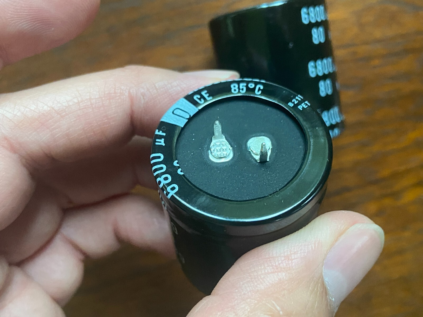 2 Replacement Main Filter Capacitors for Marantz 2230B Nichicon 6800 uf 80v 35mm