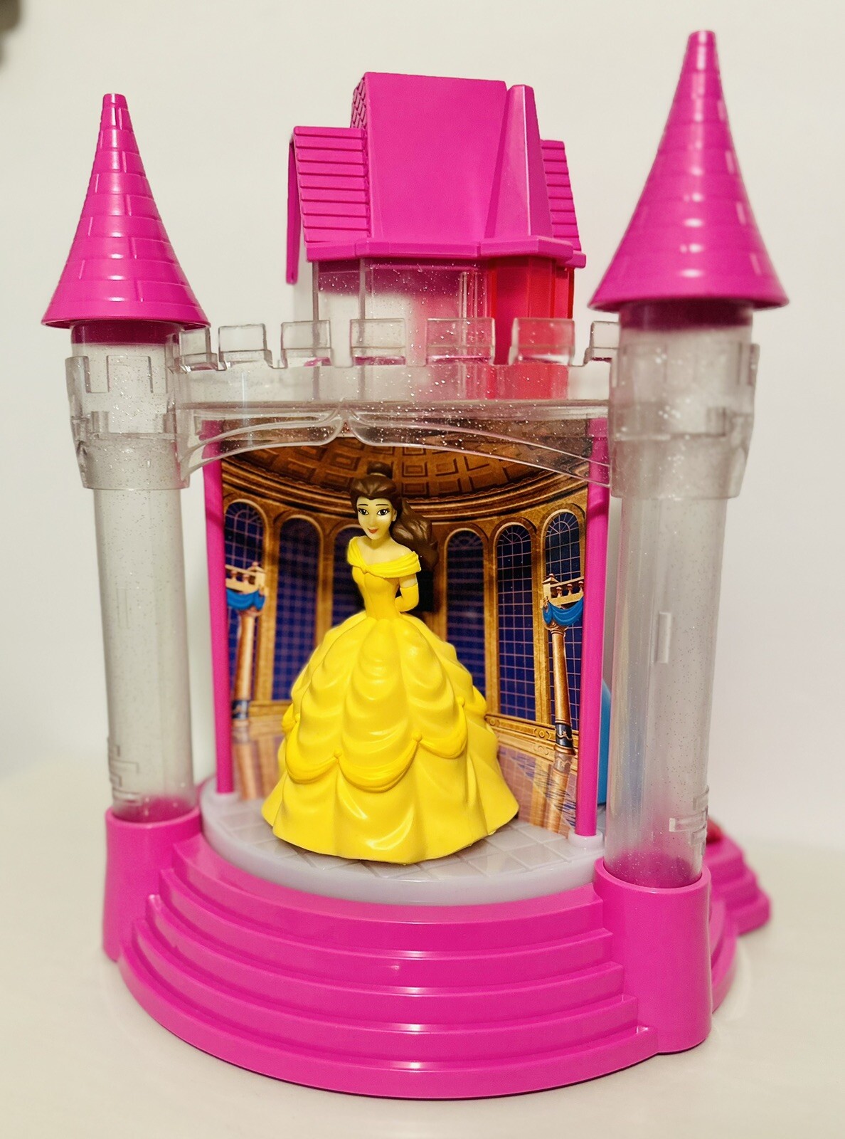 2018 Disney Princess Light Sound Musical Spin Palace Belle Cinderella Ariel
