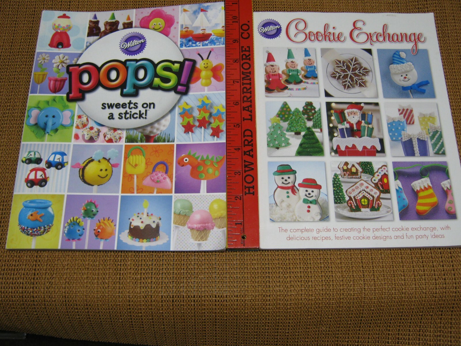 2 Wilton POPS and COOKIE EXCHANGE cook books