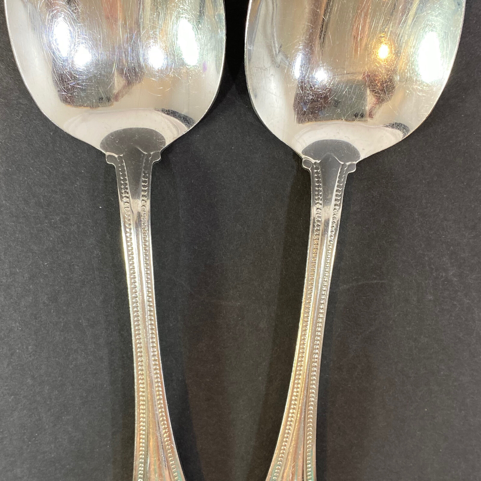 Oneida Arbor-American Harmony Stainless Flatware 2 Serving Spoons