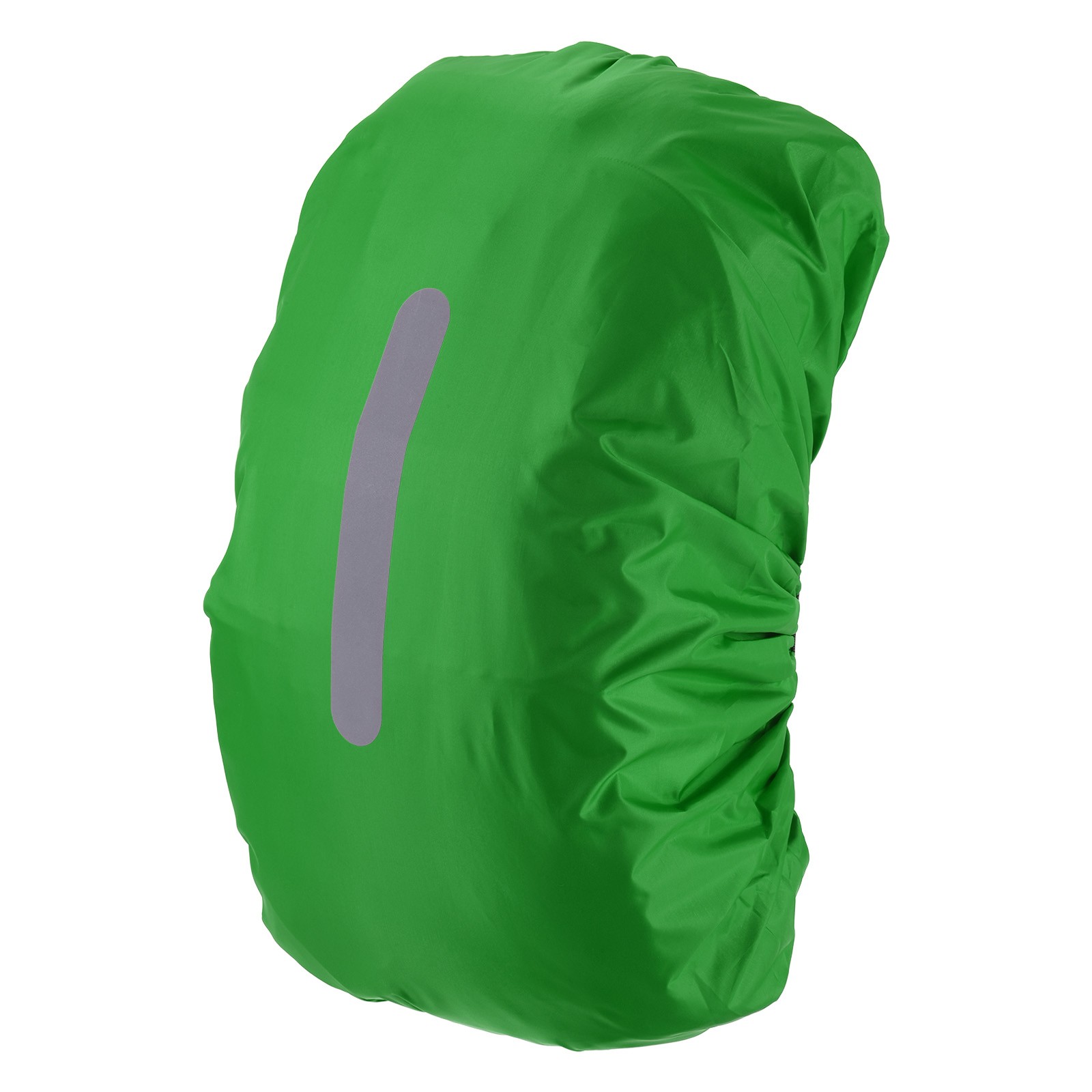 40L-50L Bag Rain Cover with a Vertical Reflective Strap [Emerald Green]