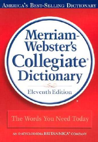 Merriam-Webster's Collegiate Dictionary, 11th Edition (Red Kivar Binding  - GOOD