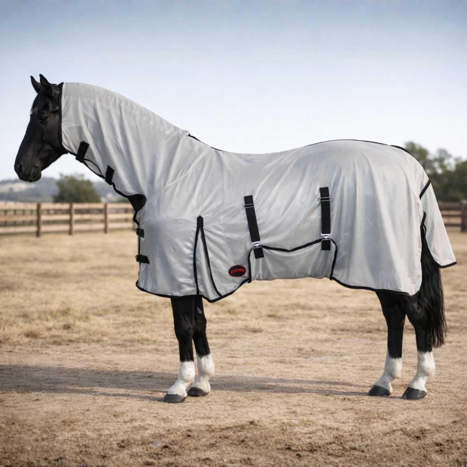 Horse Fly Sheet Mesh Combo w/ Neck & Belly Wrap Breathable Summer