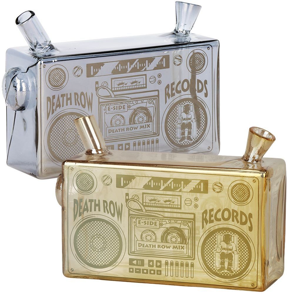 Death Row Records Boom Box Glass Bubbler