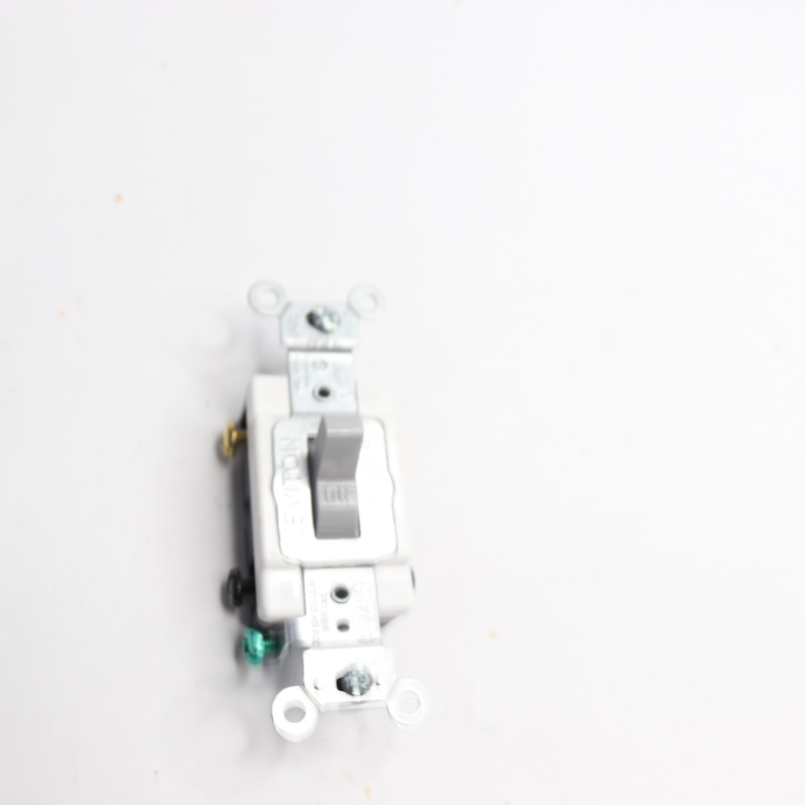 Leviton  Double-Pole Toggle Switch Commercial 15A Gray CS215-2GY