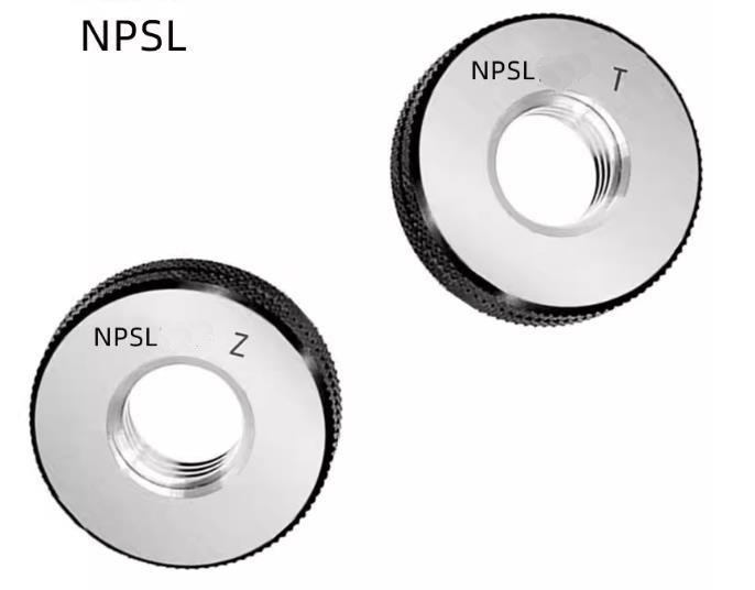 1set  NPSL 1/8-27 T Z Thread Ring Gauge Right hand T pass Z not pass