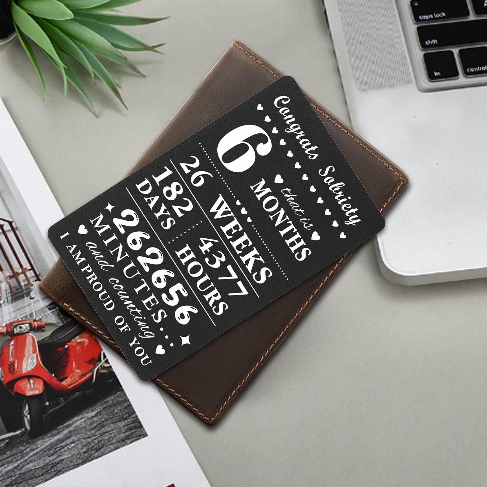 Viayen 2 Year Sobriety Card