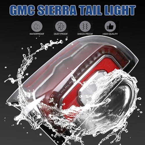 Tail Lights Assembly Compatible With 2016 2017 2018 GMC Right Passenger Side