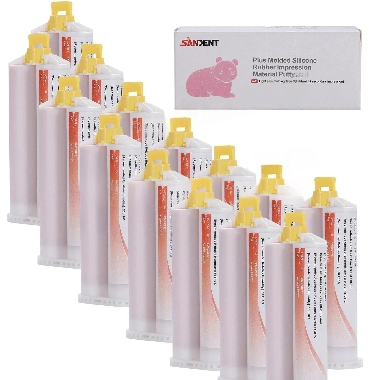 Dental Light Body Fast Rapid Set Dental Impression Material 50mL VPS PVS