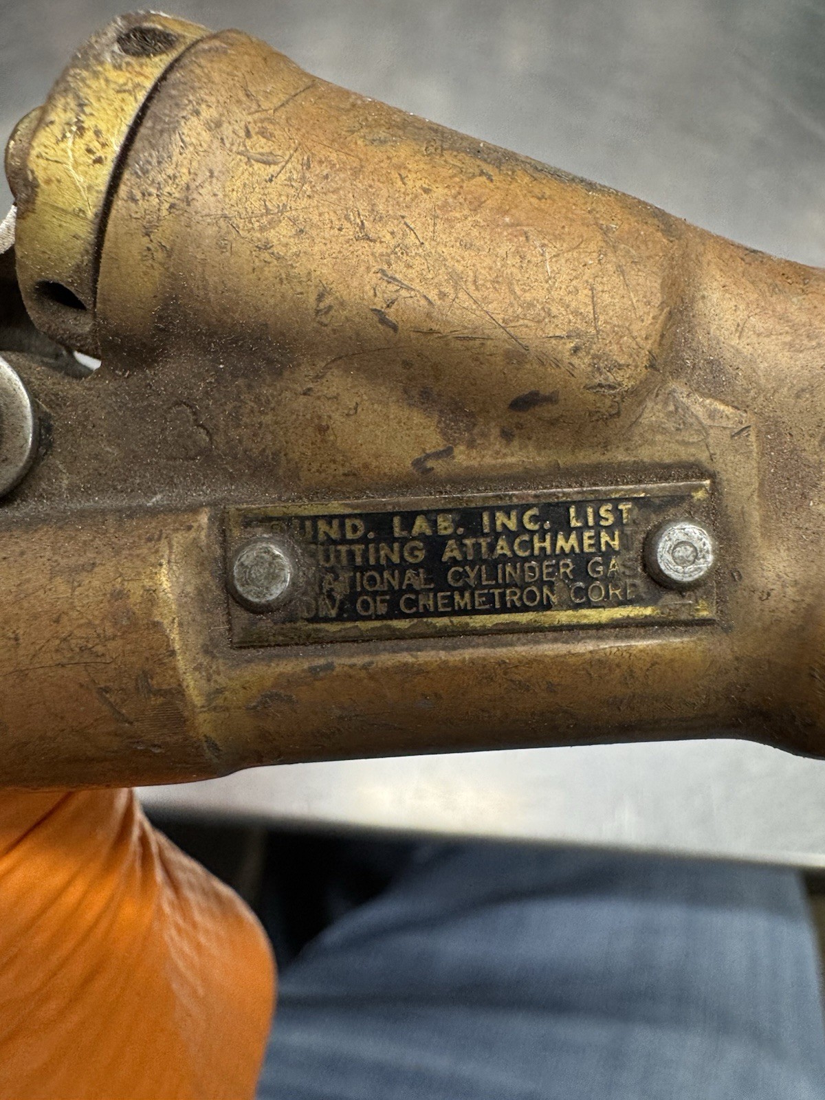Vintage NCG GX Welding Cutting Torch KXA KE National Cylinder Gas Chemetron