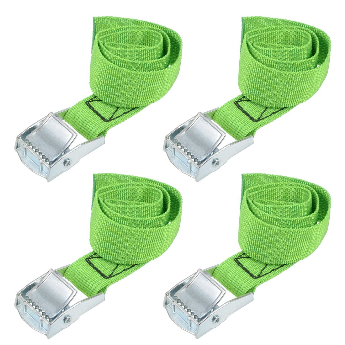 Lashing Strap 1" x 1.6' Cargo Tie Down Straps Up to 551Lbs Green 4pcs