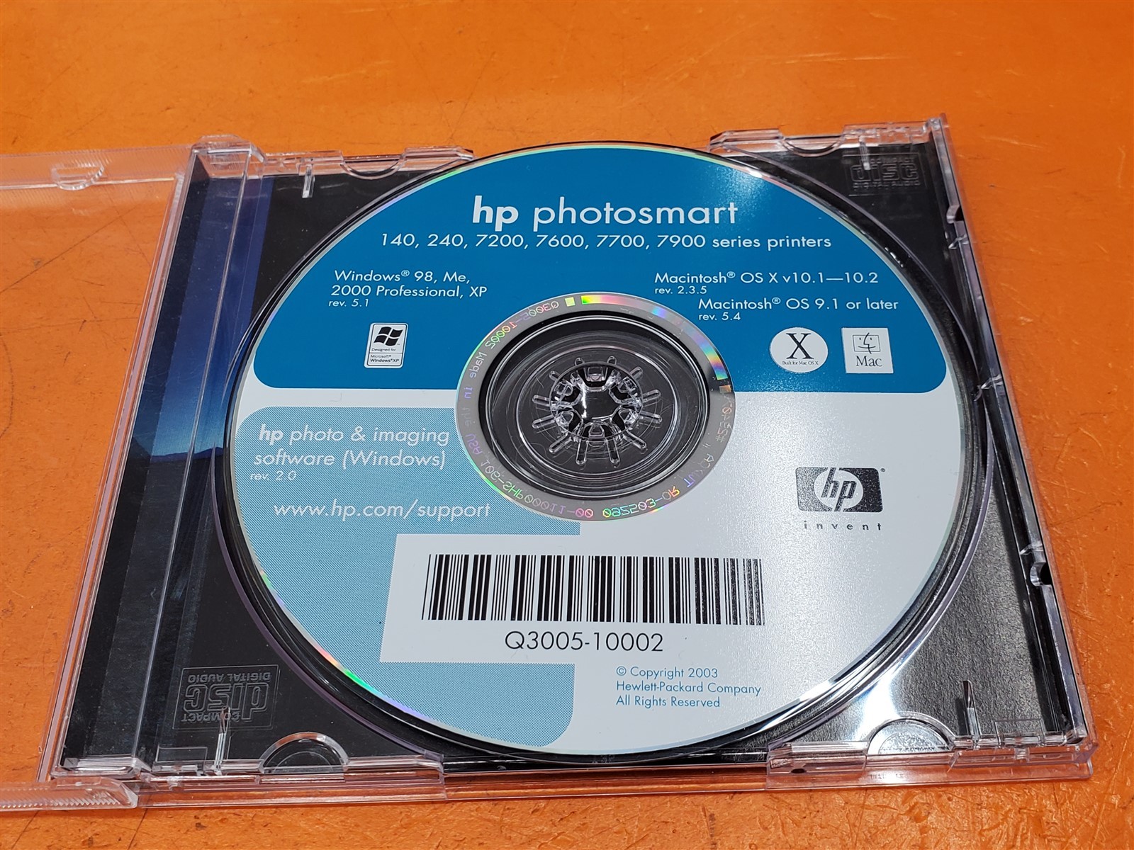 ⭐️⭐️⭐️⭐️⭐️ HP Photosmart Photo & Imaging Software For Windows & Mac Disc Only