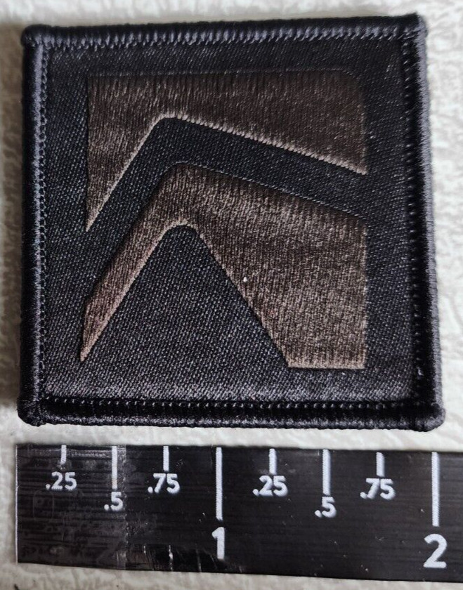 Lindnerhof Taktik Tactical Molle Black Hook and Loop Back Shot Show Morale Patch