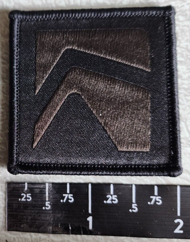 Lindnerhof Taktik Tactical Molle Black Hook and Loop Back Shot Show Morale Patch