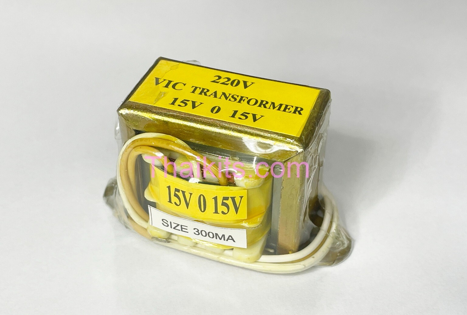 Center tap transformer CT 220VAC to 15VAC-0VAC-15VAC 300mA