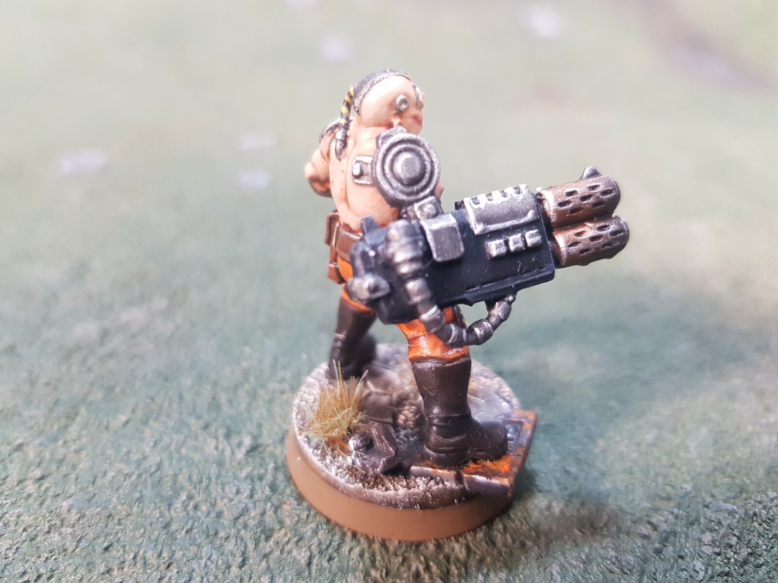 Cyborg With Melta Weapon Fits Servitor