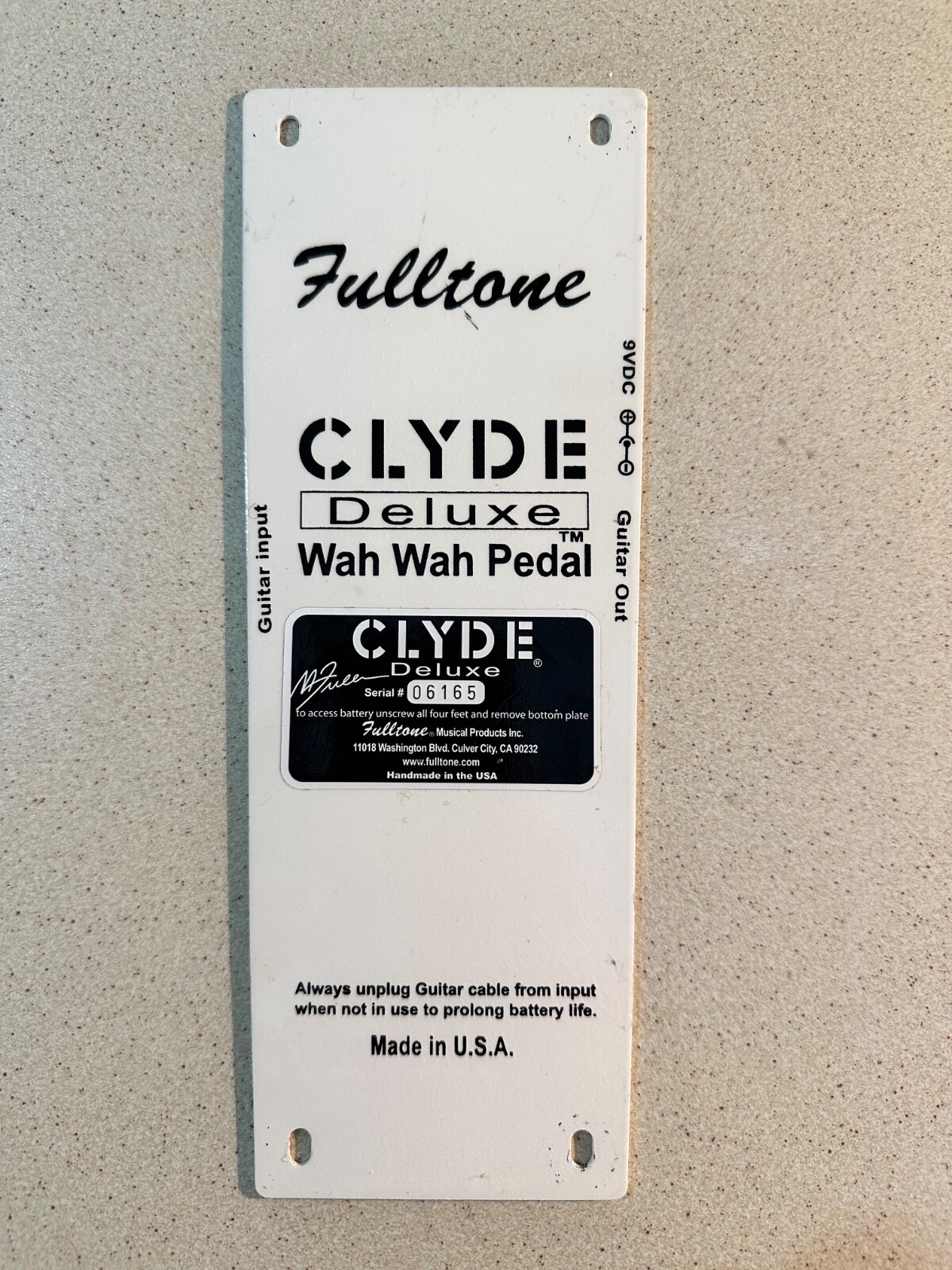 Fulltone Clyde Deluxe wah