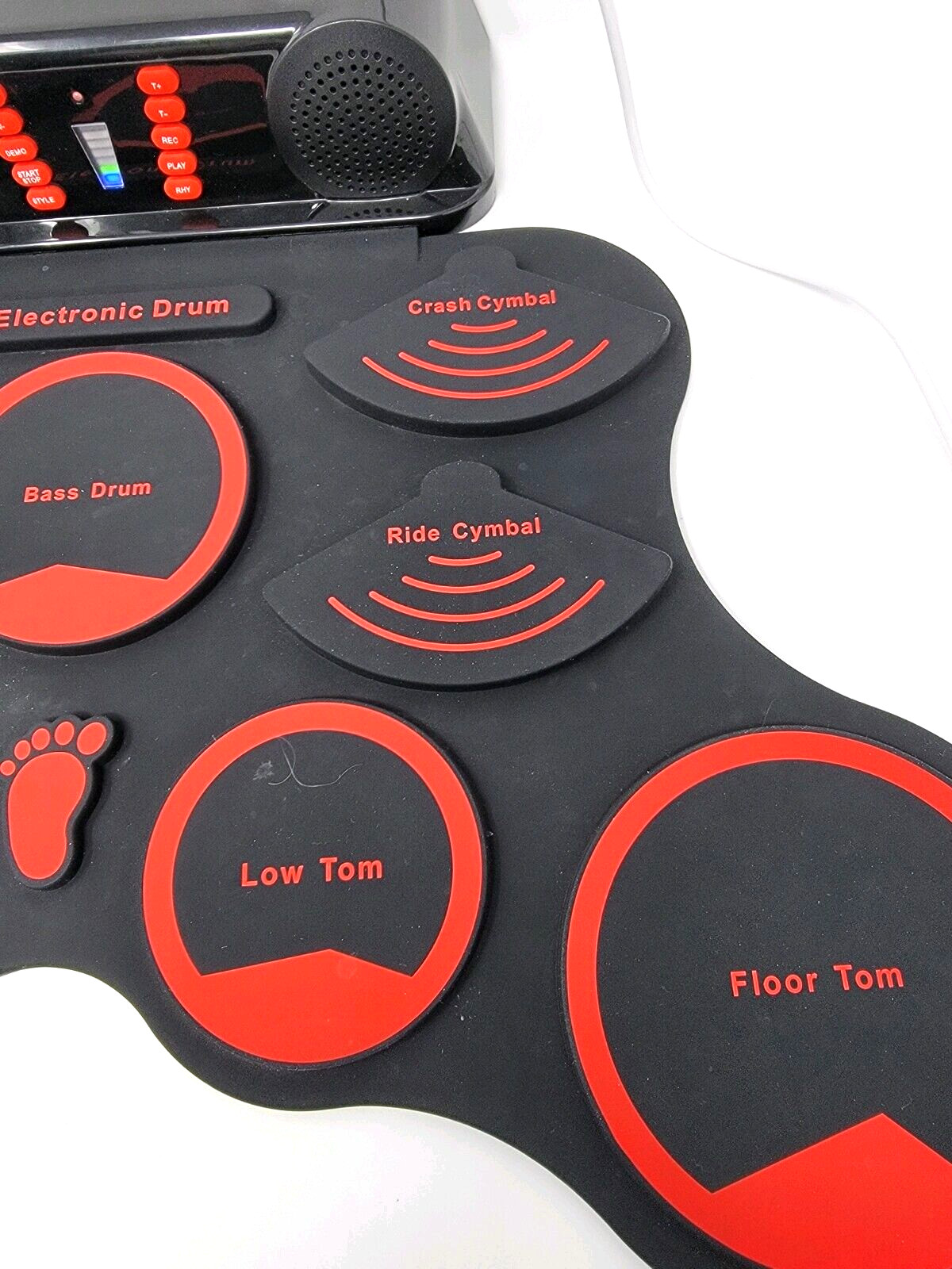 Electronic Drum Mat Foldable Electronic Drum Set with Speakers NO PEDALS