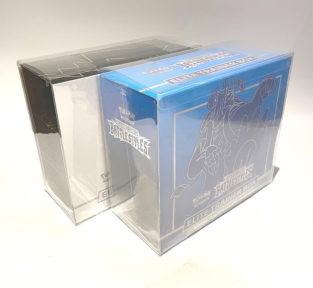 New Plastic Display Case Protector for Pokemon Elite Trainer Box ETB (5 Pack)