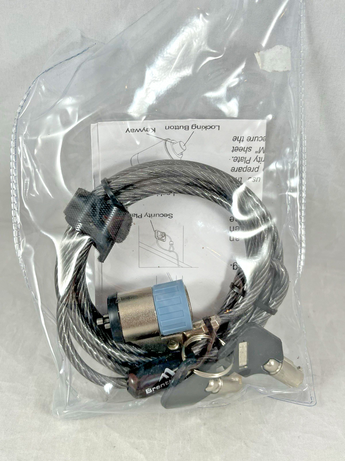 New Notebook Laptop Computer Lock Security Security Lock Cable Chain With Keys