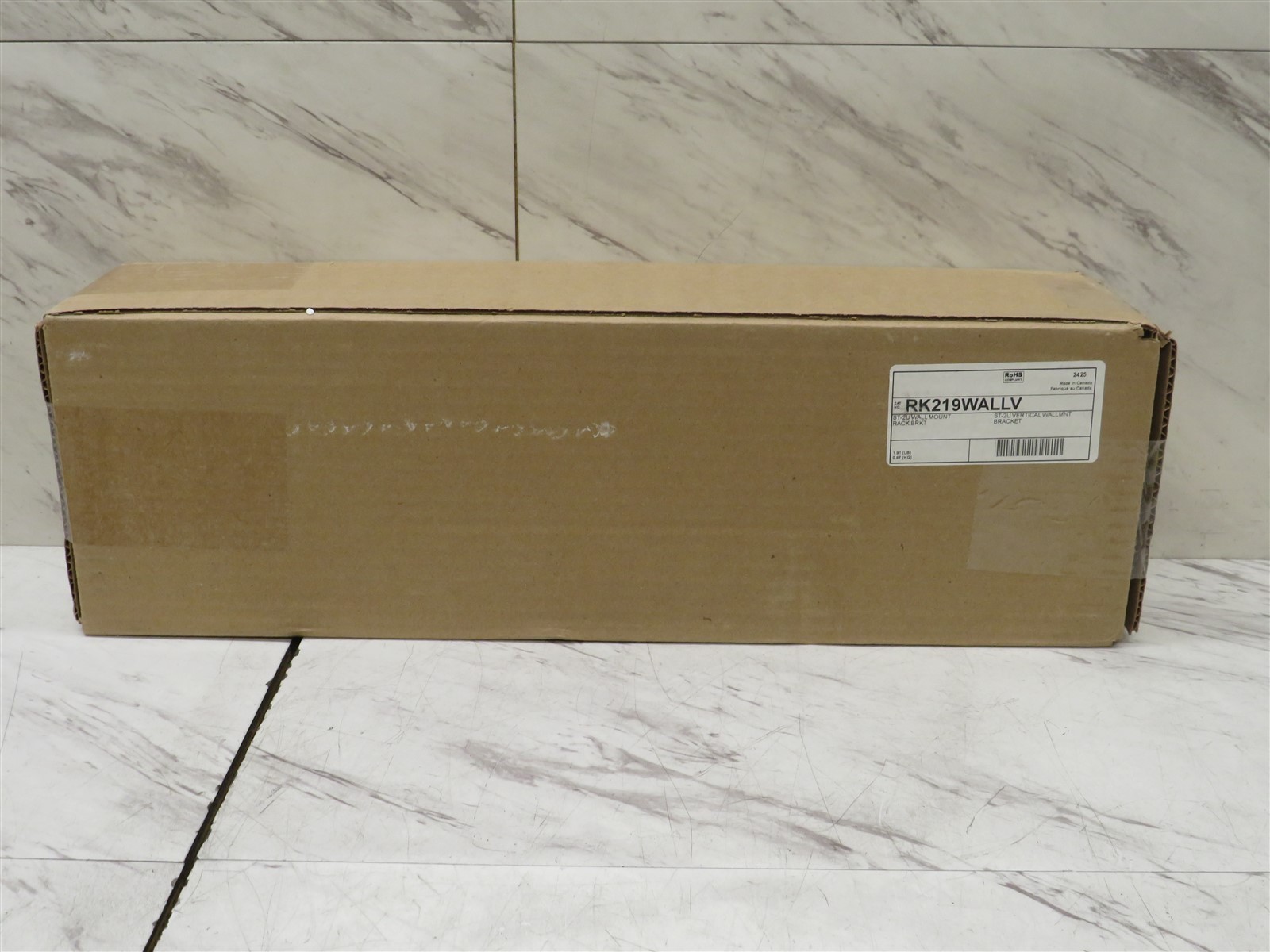 NEW StarTech RK219WALLV 2U 19in Vertical Wall Mount Server Network Rack Bracket