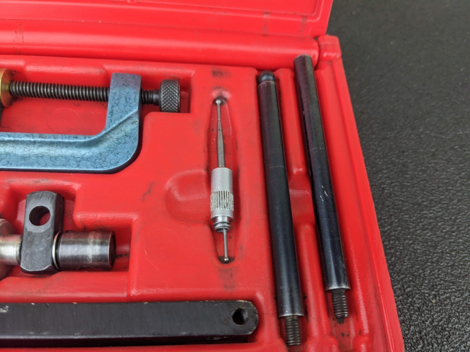 #bn722 Snap-On Tools Dial Test Set PMF 135 in Case