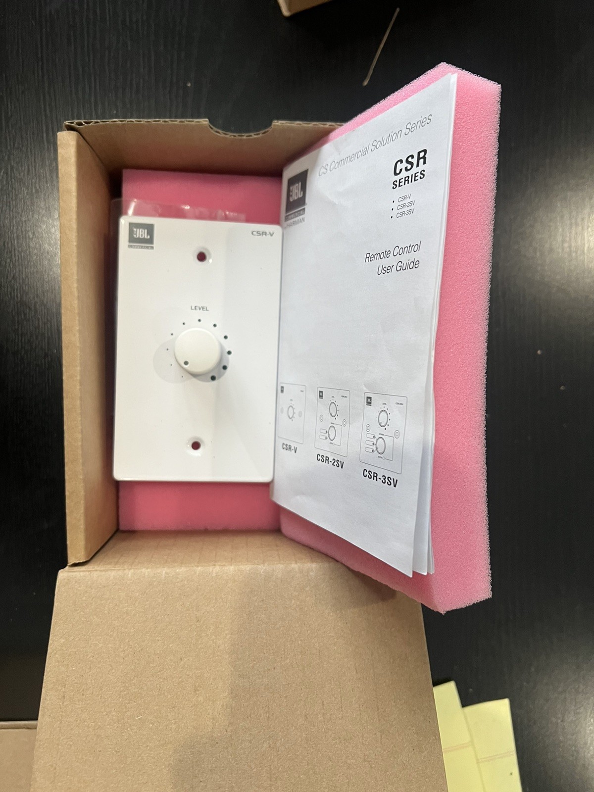 JBL Professional CSR-V-WHT Wall Controller with Volume Control New In Box!