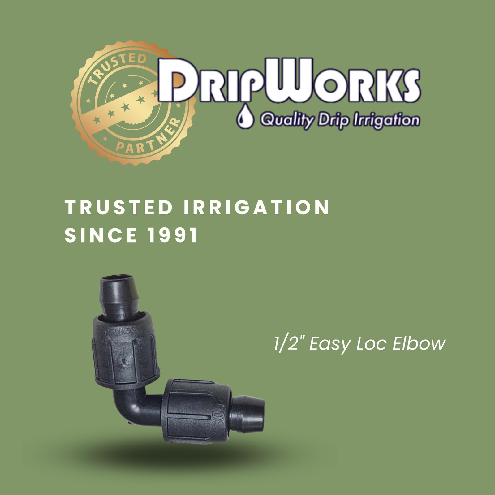 Irritec 1/2" Easy Loc Elbow