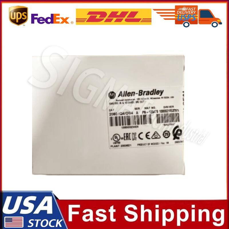 New Sealed Allen Bradley 2080-IQ4OB4 Digital I/O Combo Module US Free Tax