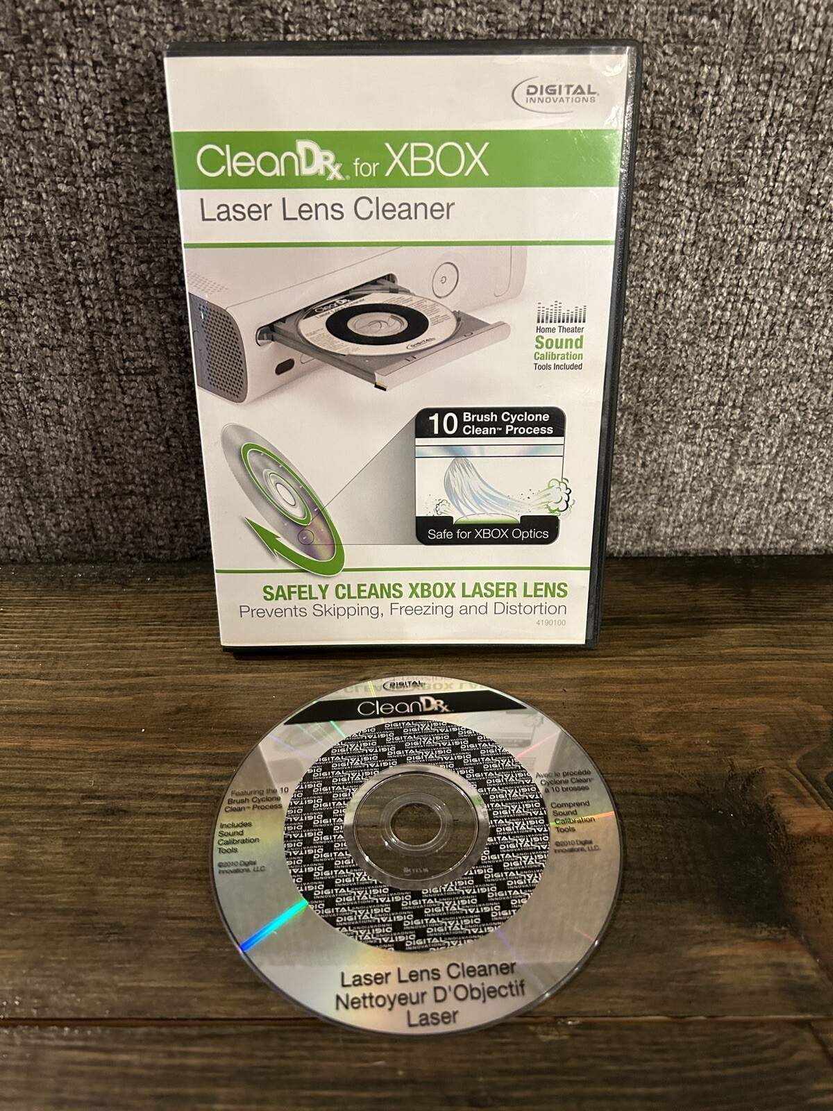 DIGITAL INNOVATIONS CLEANDRX LASER LENS CLEANER for XBOX.