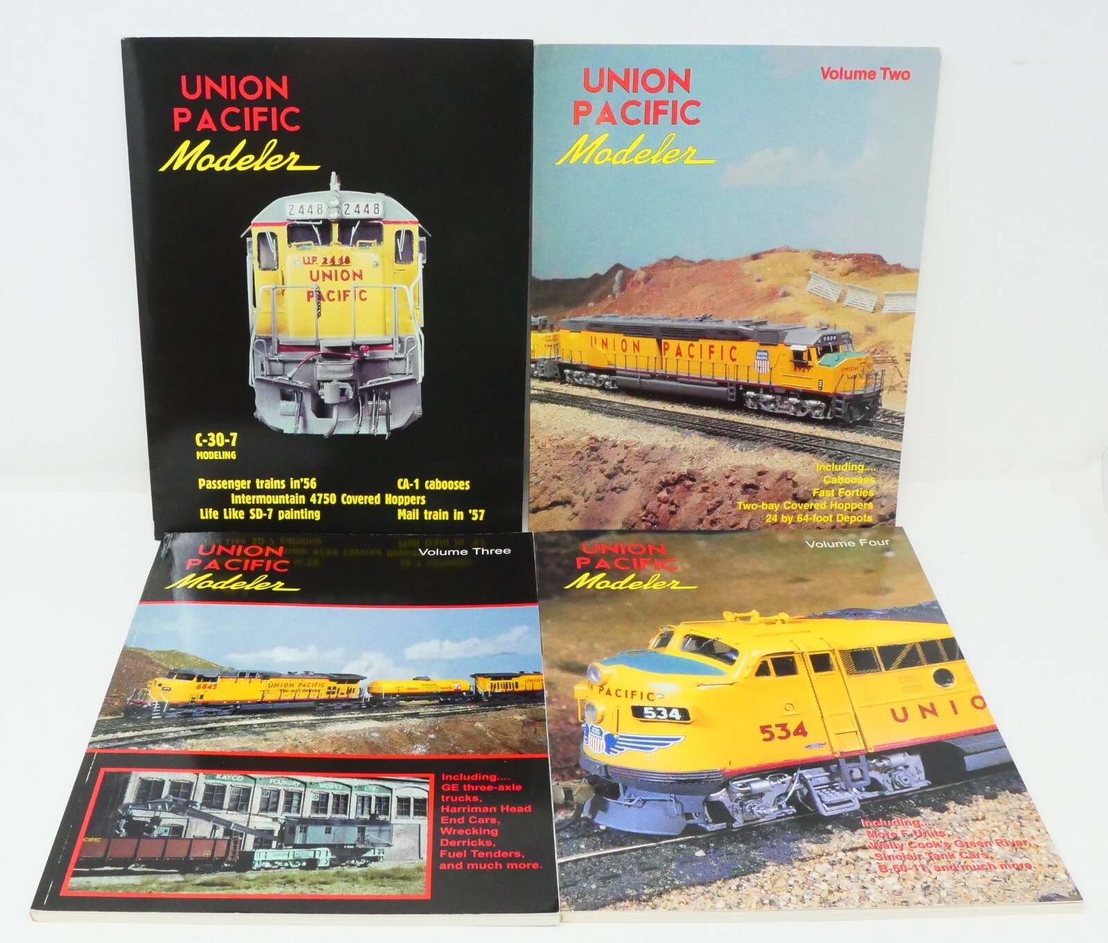 Union Pacific Railroad Modeler Volume 1, 2, 3, & 4, Terry Metcalfe