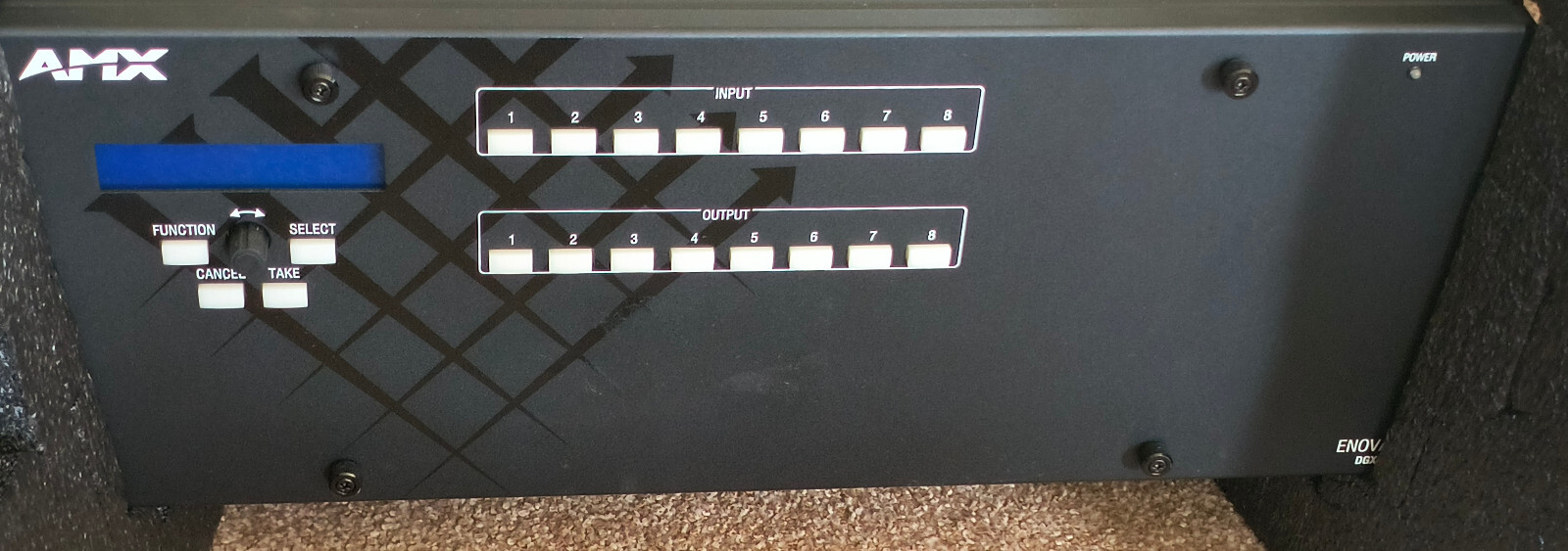 NEW AMX Enova DGX 8 Enclosure DGX8-ENC Media Switcher FG1060-08 - 8x8 (No cord)