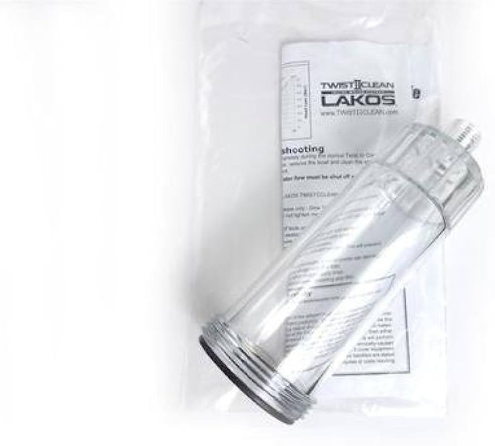 Lakos Twist 2 Clean Twist II Clean 1.5" FILTER Bowl HOUSING with O-Ring...