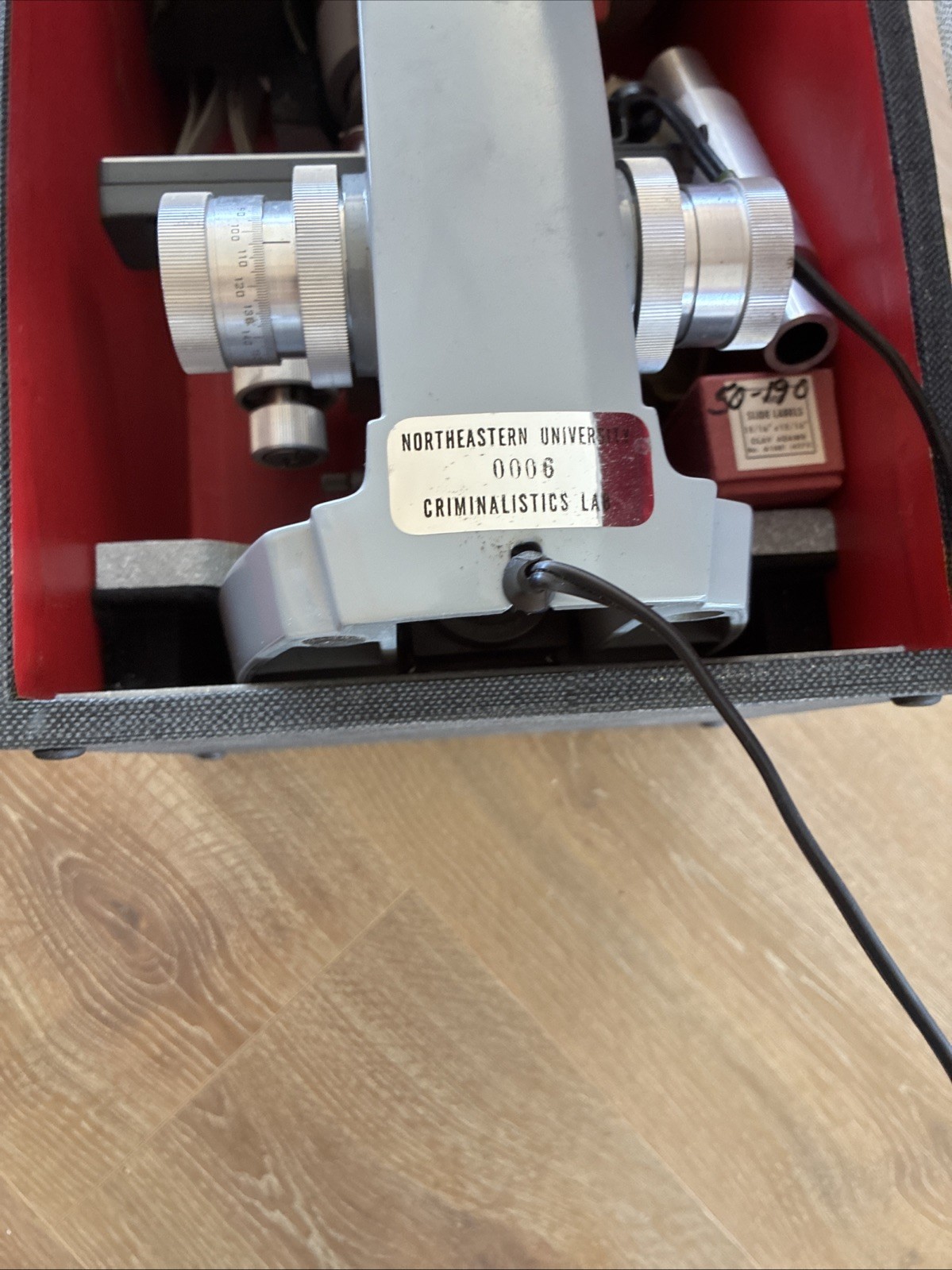 American Optical Spencer Microscope With Case From Estate
