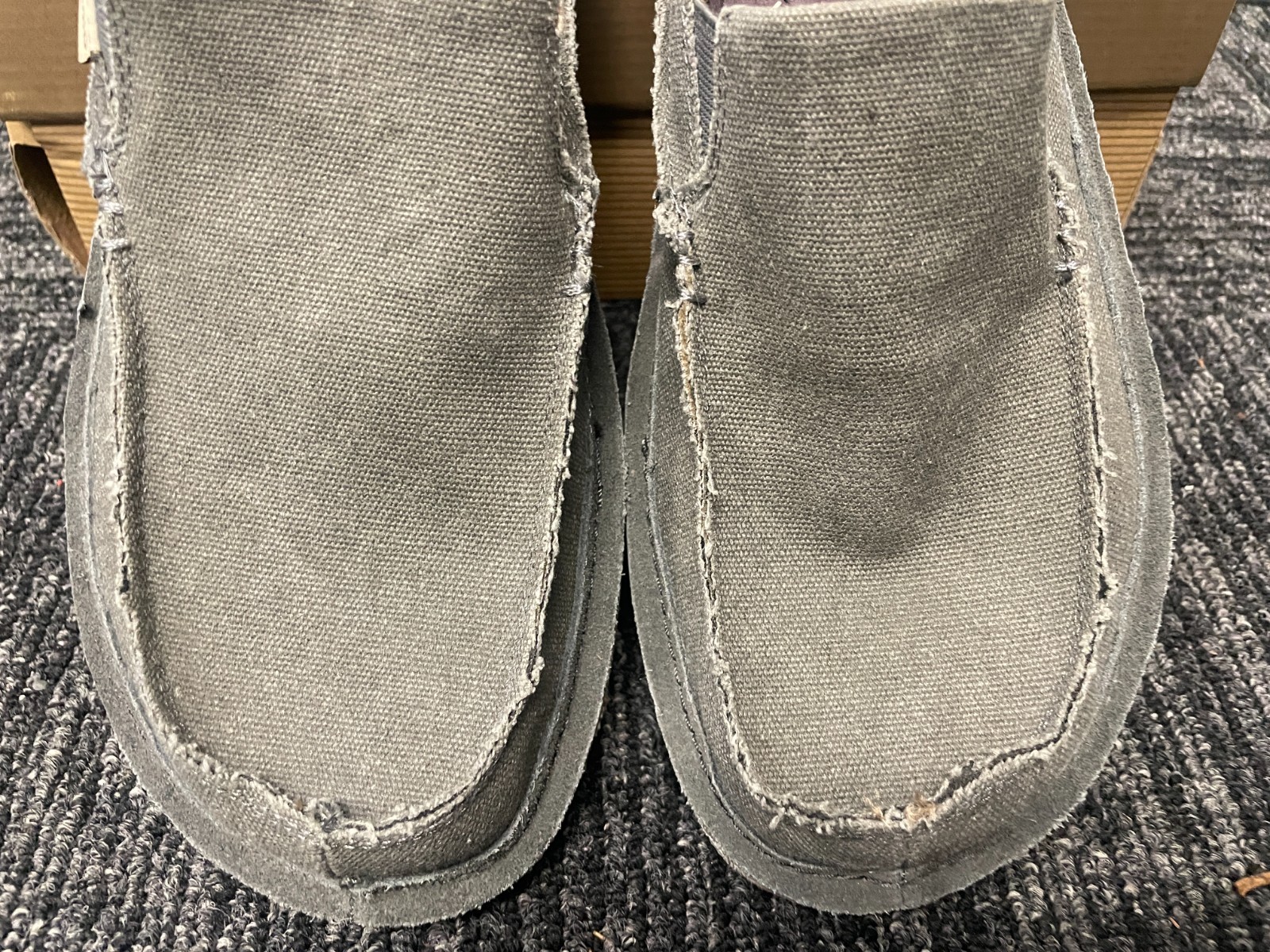 Lamo Men’s Suede Boston Slip-On Loafer Driving Moc Chocolate Gray Sz 11 NIB
