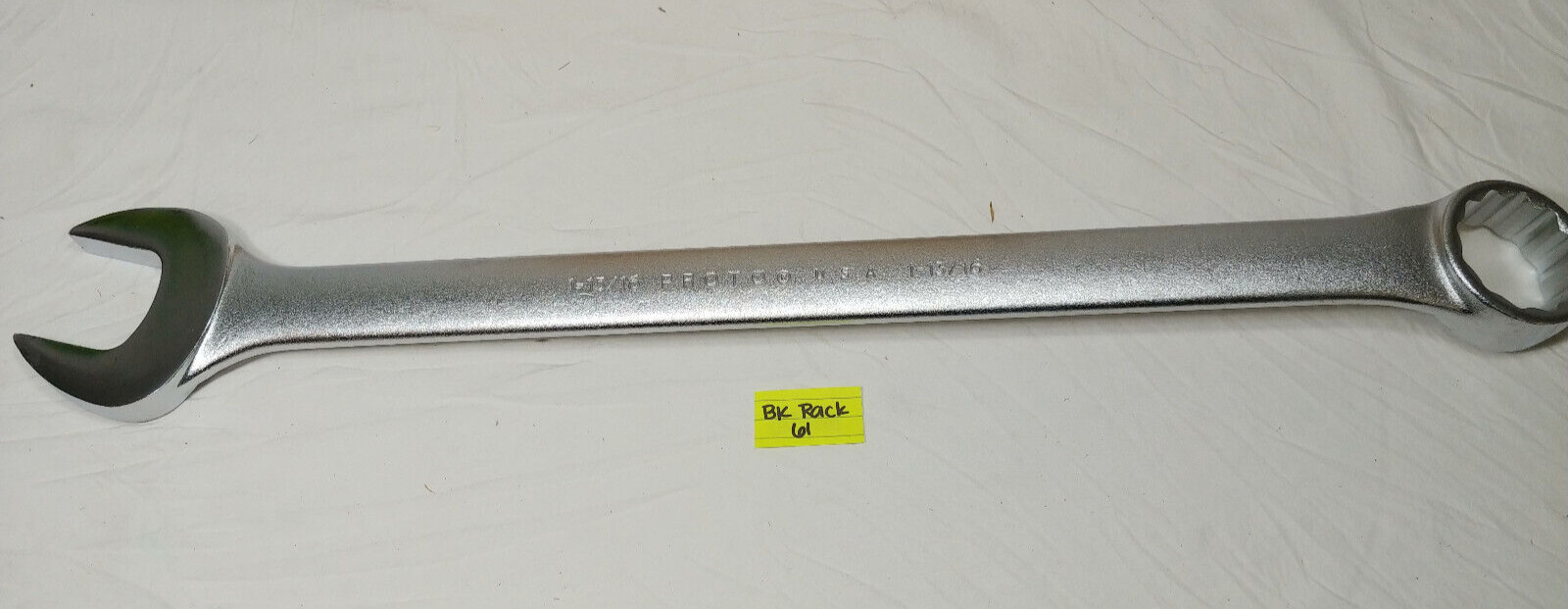 Proto J1258 1-13/16" TorquePlus 12-Point Satin Combination Wrench, Alloy Steel