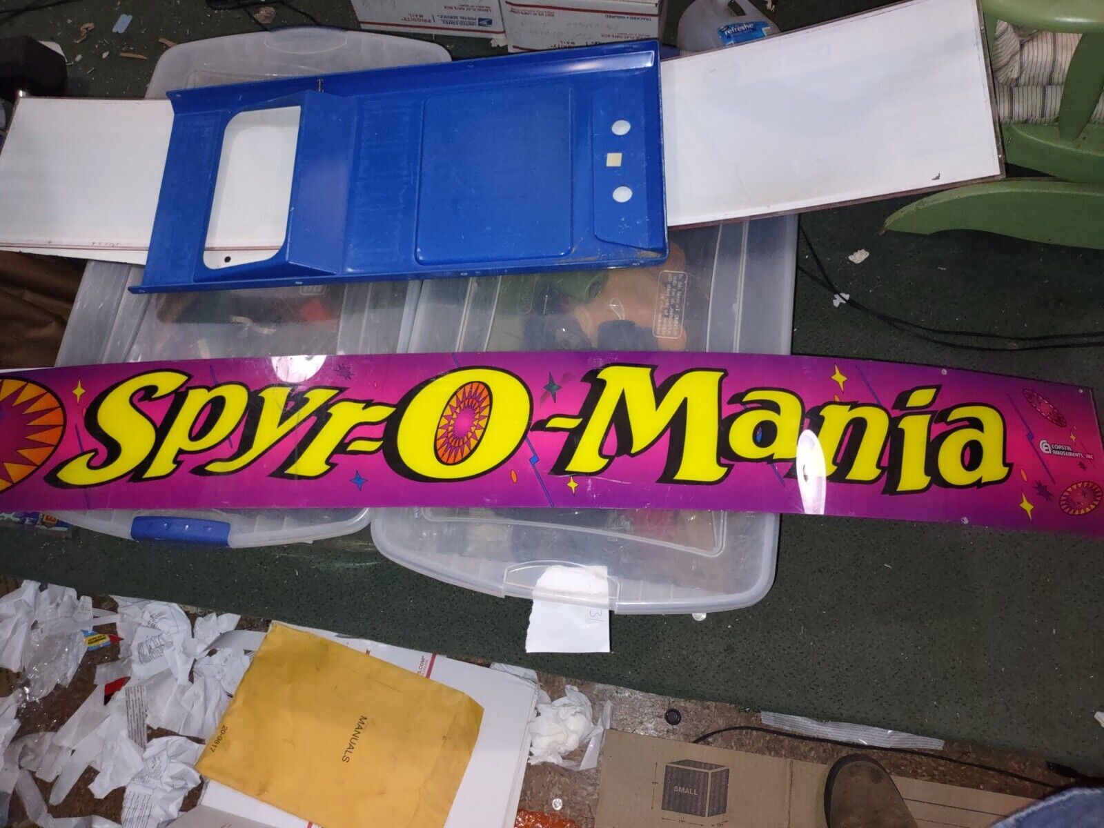 spyro mania arcade redemption sign parts #534